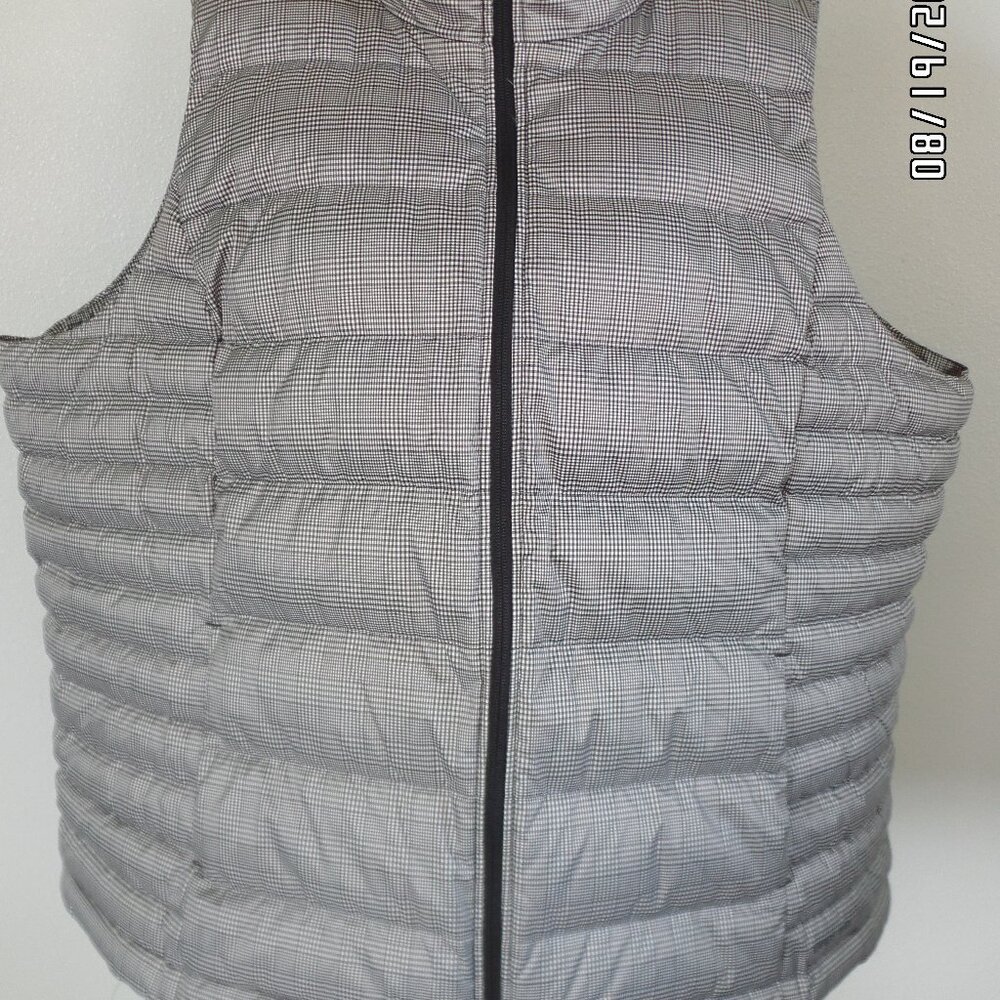 Lands End Women's 3X Puffer Vest Full Zip Down Excellent